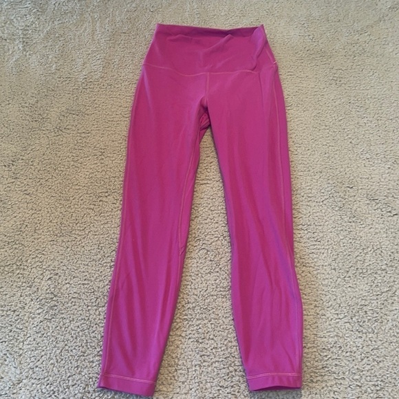 Lululemon women's double Align leggings size 6 color purple - Picture 1 of 7
